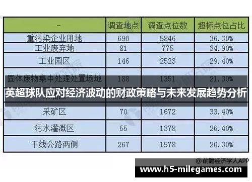 英超球队应对经济波动的财政策略与未来发展趋势分析
