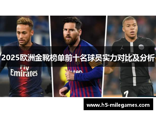 2025欧洲金靴榜单前十名球员实力对比及分析